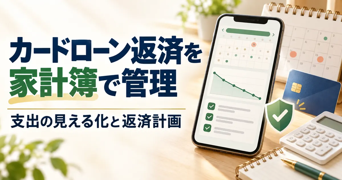 カードローン返済を家計簿で管理する方法【2026年】固定費登録と残高メモ