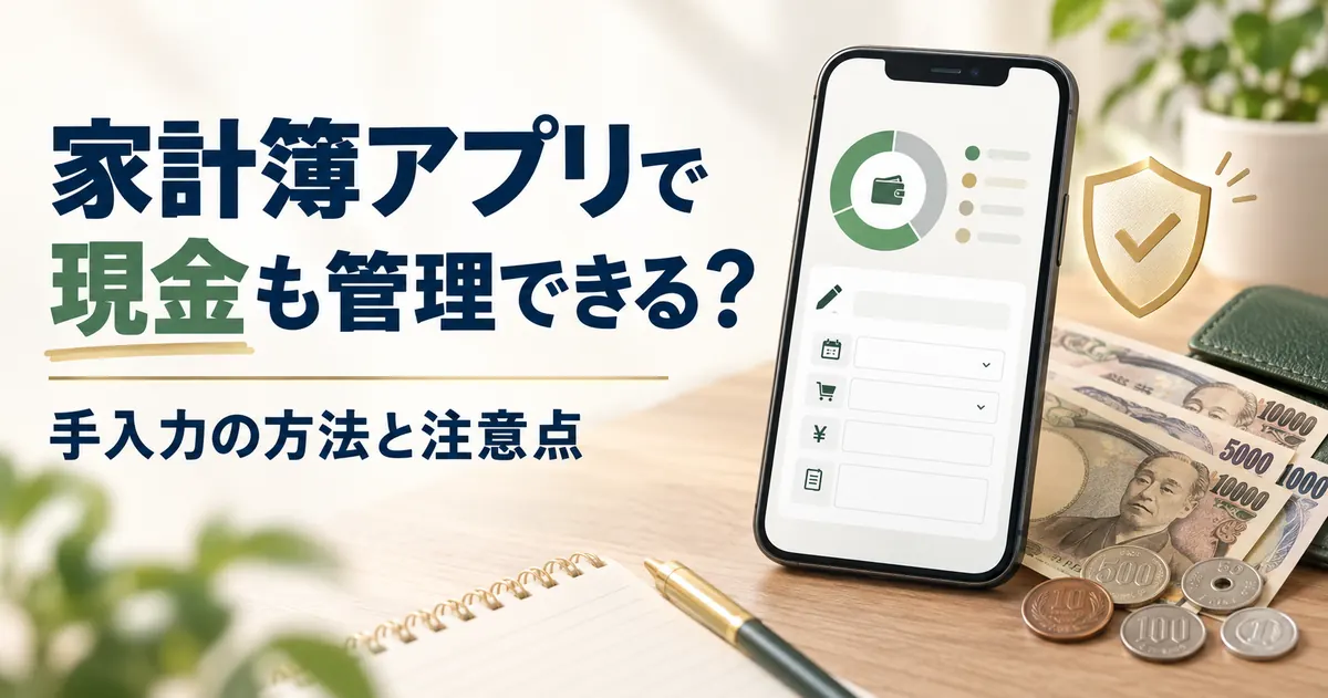 家計簿アプリ 現金派の選び方【2026年】口座連携より「撮る・打つ」で続く