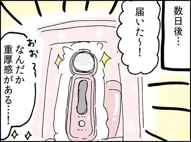 数日後…「届いた～！」「なんだか重厚感がある…！」